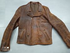 Giubbotto in pelle biker Tg.M