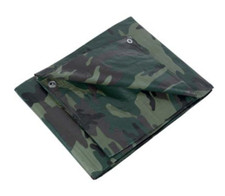 Telo telone occhiellato mimetico 100 gr/mq pesante copertura protezione esterno