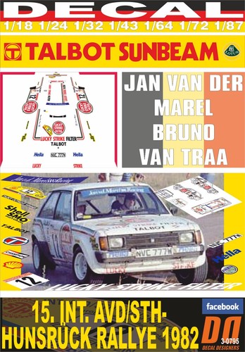 Decal talbot sunbeam lotus - decal,