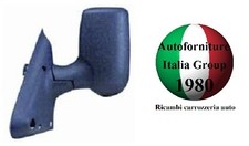 SPECCHIO SPECCHIETTO RETROVISORE SX MANUALE B/CORTO NERO PER FORD TRANSIT 06>13