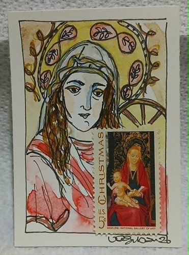 Natale madonna e bambino - 5¢,