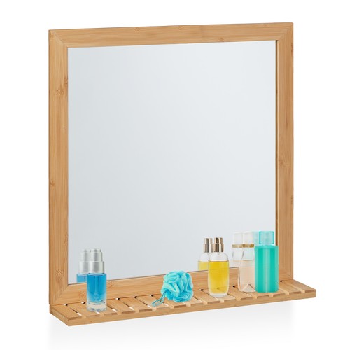 Specchio bagno con mensola