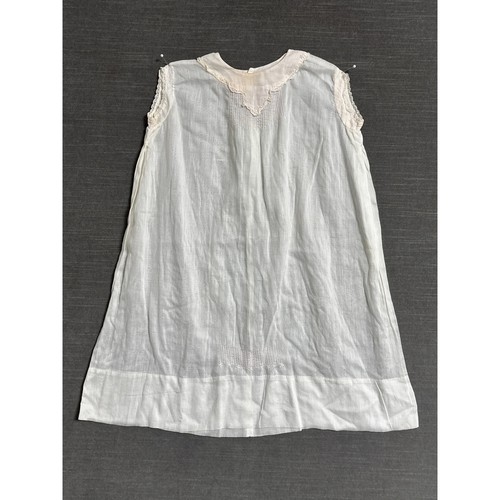 Abito vintage bianco - abito, cotone