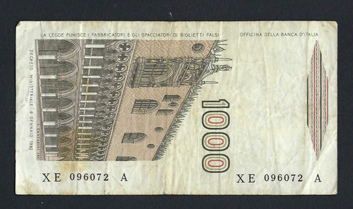Repubblica 1000 lire marco - lire,