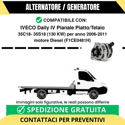 Alternatore iveco daily - alternatore,