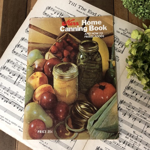 Vintage kerr home canning book - vintage,