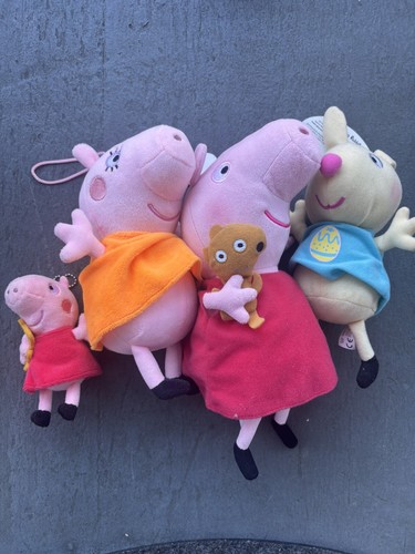 Lot peppa pig plush - lot,
