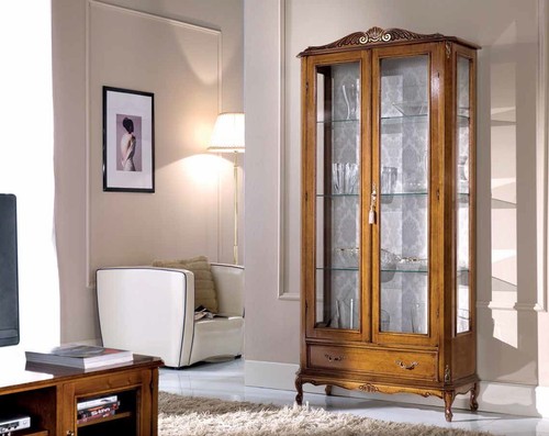 Vetrina argentiera legno - vetrina,