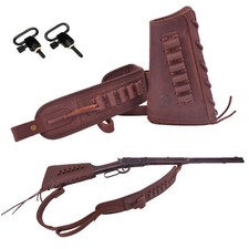 Buttstock fucile pelle da - pelle,