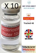 Acqua Batteriostatica 10 X 10 ML UK Stock, OLTRE 300 CLIENTI UK
