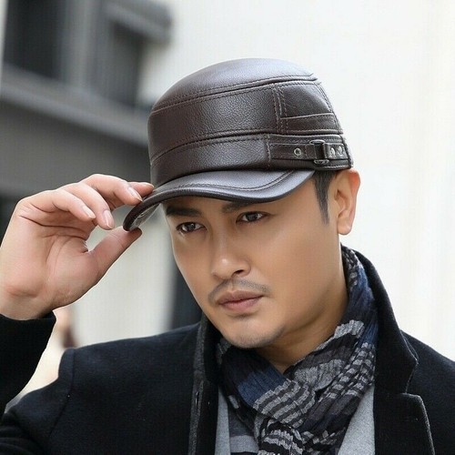 Uomo pelle colbacco - pelle, cappello