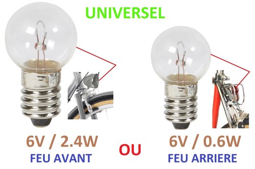 Ampoule velo avant - velo, ou