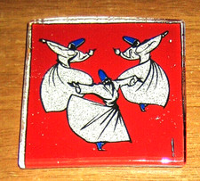 CALAMITA FRIGO Danzatori Turchi Dervisci rotanti in vetro - fridge magnet
