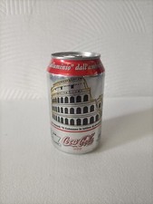 COCA-COLA ITALIA lattina "COLOSSEO" vintage ANNI 2000 RARA