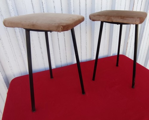 Coppia sgabelli vintage - coppia,