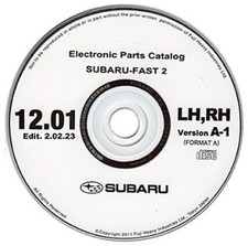 Subaru EPC 1/2012 Europe spare parts catalogo ricambi