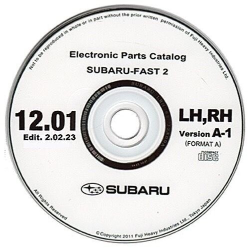 Subaru epc 2012 europe spare - subaru,