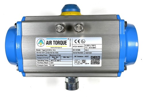 Attuatore pneumatico pignone - pneumatico,