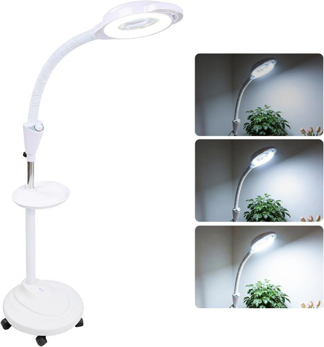 Lampada estetista piantana con - lampada,