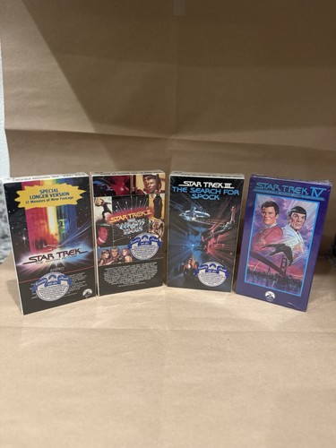 Vintage star trek vhs - vintage, lot