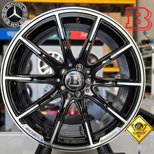 ✅Brabus KIT 4 Cerchi In Lega 19 Compatibili con Mercedes Classe A B C E GLB GLC