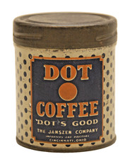 Vintage dot coffee sample - dot,