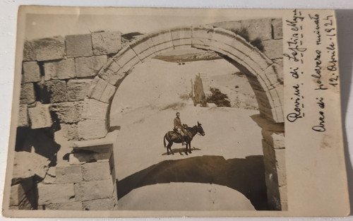 Foto cartolina 1924 leptis - cartolina,
