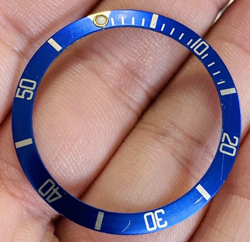 Rolex blue insert rare color - blue,