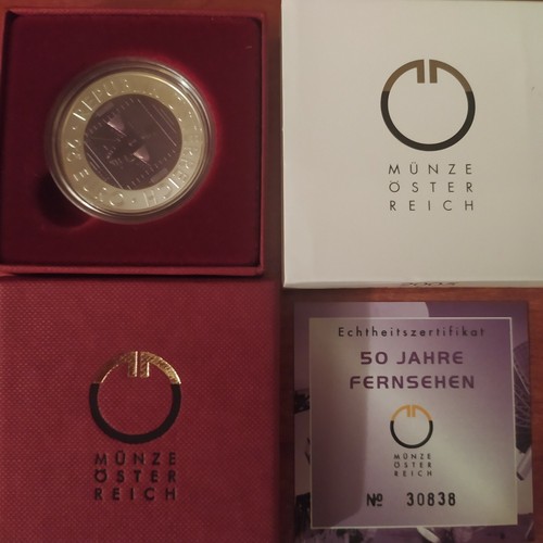 Moneda niobio austria - 25€,
