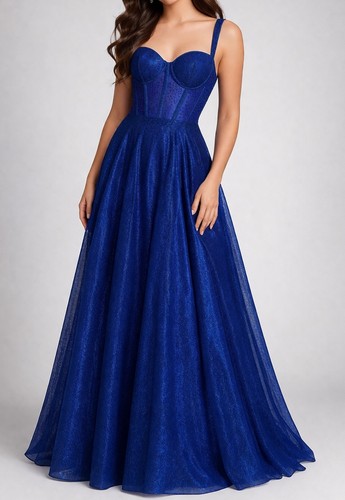 Maxi abito city - vibe, blu