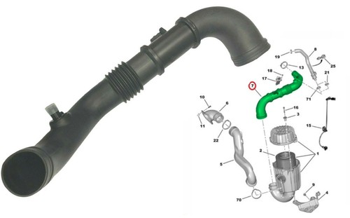 Tubo aspirazione per - tubo, fiat