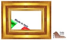 Cornice oro invecchiato a rovescio per quadri,foto,stampe,dipinti  Spess  cm 8,5