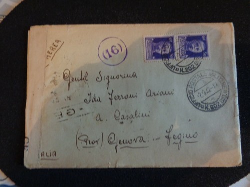 Lettera regno viaggiata via - viaggiata,