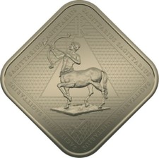 5 EURO ITALIA 2024 FDC -SERIE ZODIACO SAGITARIO BRONZITAL