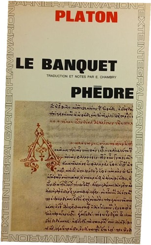 Banquet phèdre platon - |,