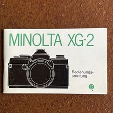 Minolta XG-2 - Istruzioni del
