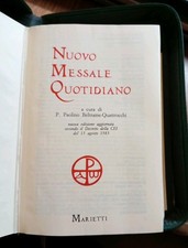 Nuovo Messale quotidiano Beltrame - Quattrocchi + Astuccio con Zip 1984 Marietti