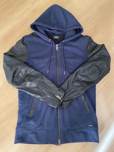 Diesel giacca parka pelle - diesel,