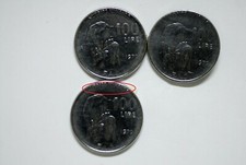 Lotto di 3 monete da 100 lire