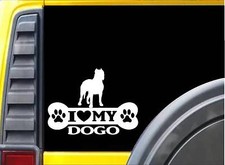 Adesivo decalcomania cane dogo - adesivo,