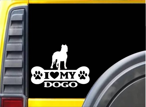 Adesivo decalcomania cane dogo - adesivo,