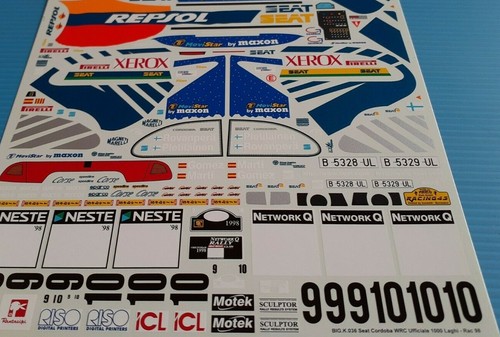 Decal seat cordoba - cordoba, wrc