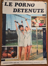 Manifesto originale 1977 Film erotico Le Porno Detenute Presídio de Mulheres