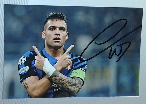 Autografo lautaro martinez - autografo,
