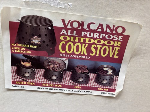 Stufa vulcano cook carbone - stufa,