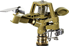 Irrigatore a Battente Senza Puntale, in Metallo, Con Settore Regolabile 0-360°, 