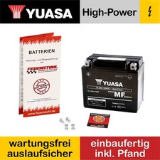 Aprilia SR Max 300, 2012-2016, batteria YUASA, senza manutenzione (incl. deposito 7,50€)