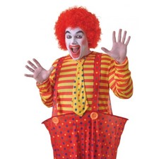 Parrucca Da Clown Accessorio Costume Travestimento Carnevale