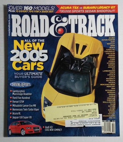 Road track car magazine 2004 - track,