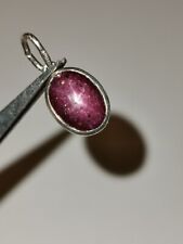 Ciondolo /pendente Rubino Stellato e Granato - Argento 925